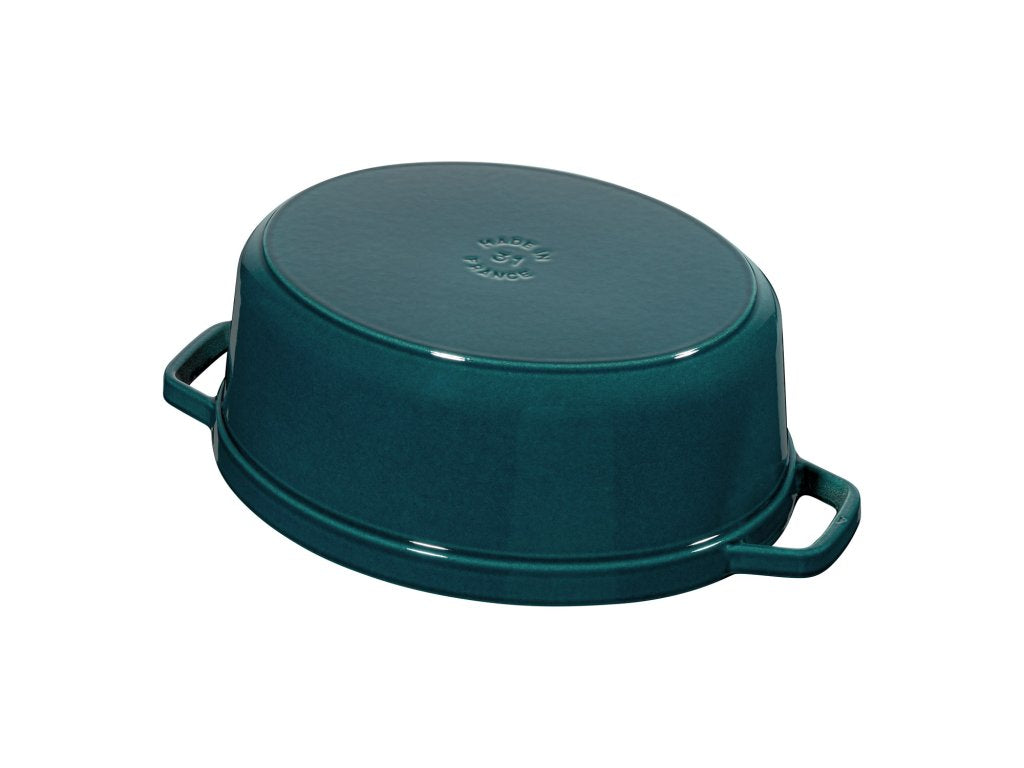 Staub Gryta 31 cm, havsblå, gjutjärn