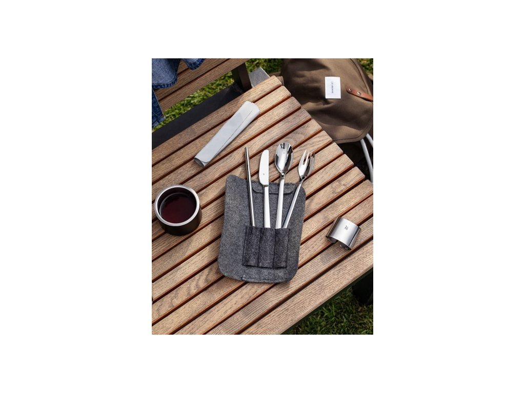 WMF Bestickset to-go MY2GO, med fodral, grön