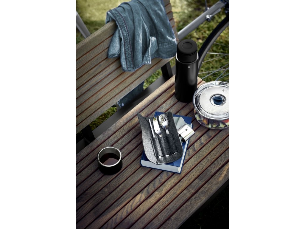 WMF Bestickset to-go MY2GO, med fodral, grön