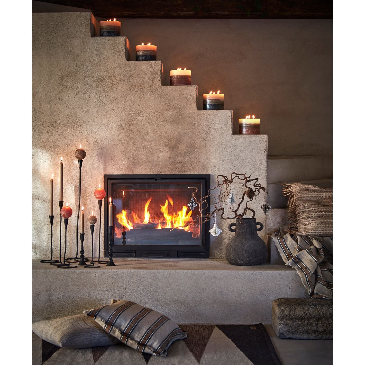 Affari of Sweden THOR Ljusstake L, Svart