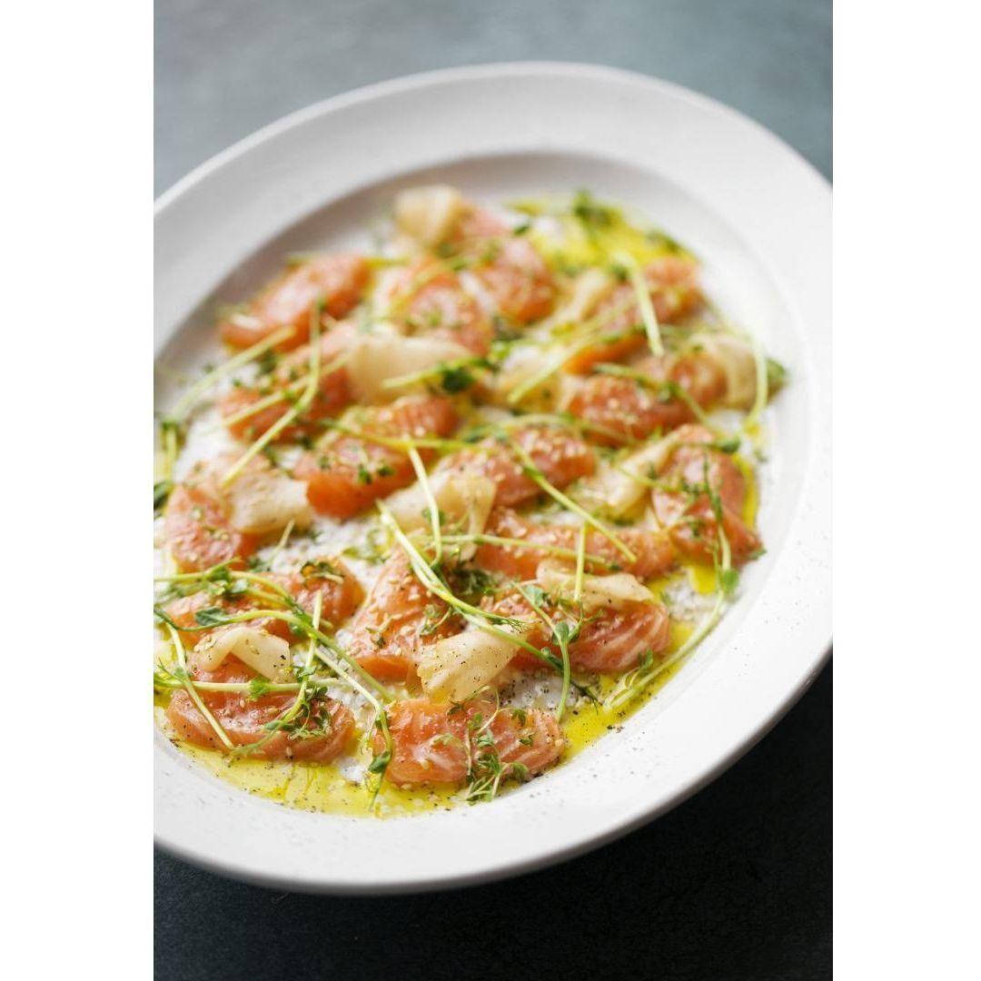 Tina Serveringsfat Drop Off/white 38 cm