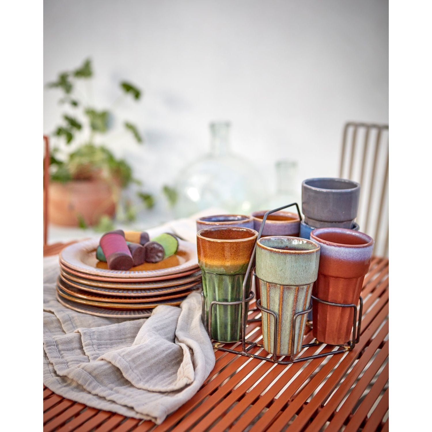 Affari of Sweden COSTA Kopp L, Senapsgul/flerfärgad