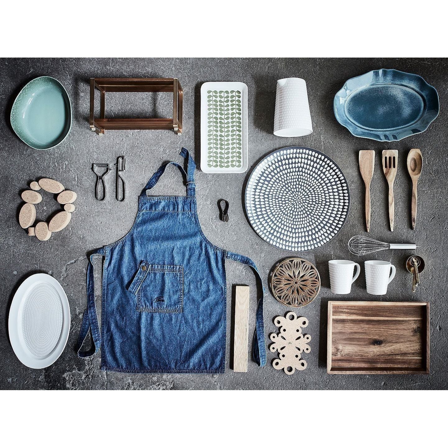 Tina Serveringsfat Grön