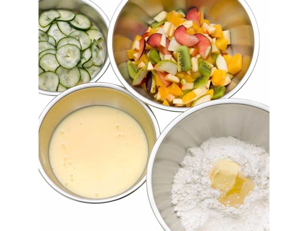 WMF Köksskål, set i 4 delar, rostfritt stål