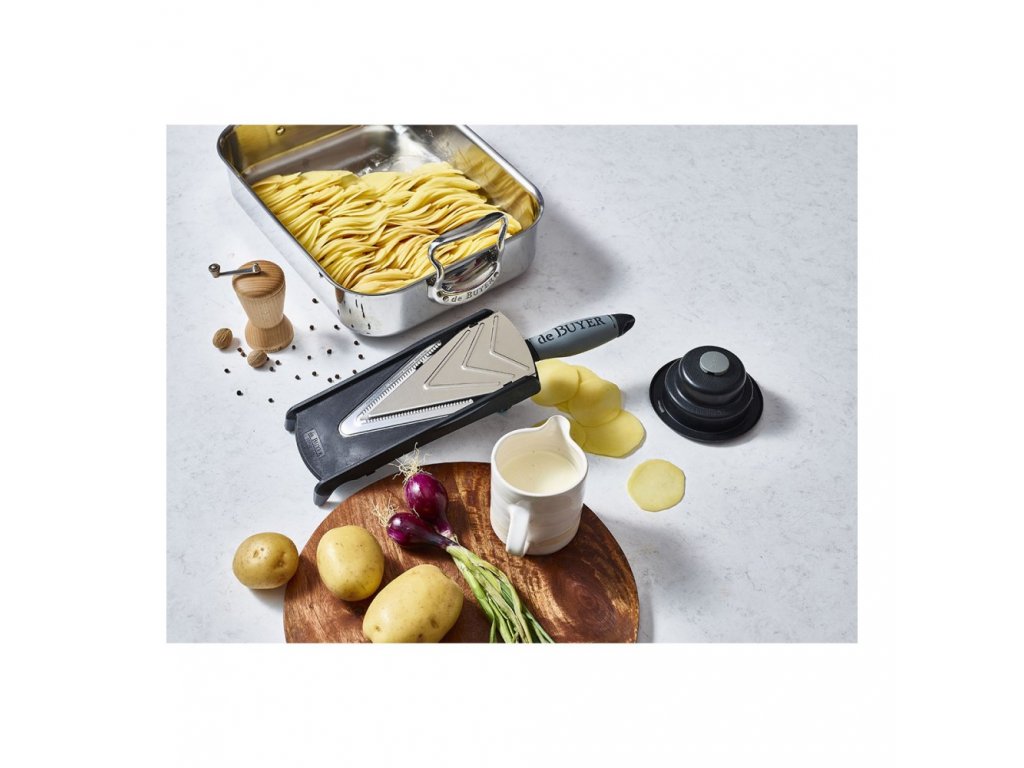 de Buyer Mandolinskärare COBRA V AXIS, svart