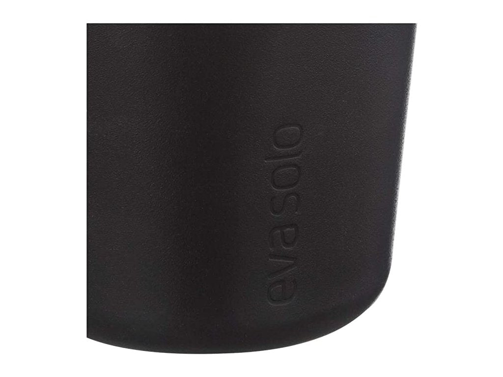 Eva Solo Mugg 360 ml, set i 2 delar, med silikonöverdrag, kolsvart