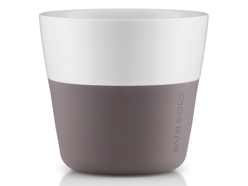 Eva Solo Mugg 230 ml, set i 2 delar, med silikonöverdrag, grå