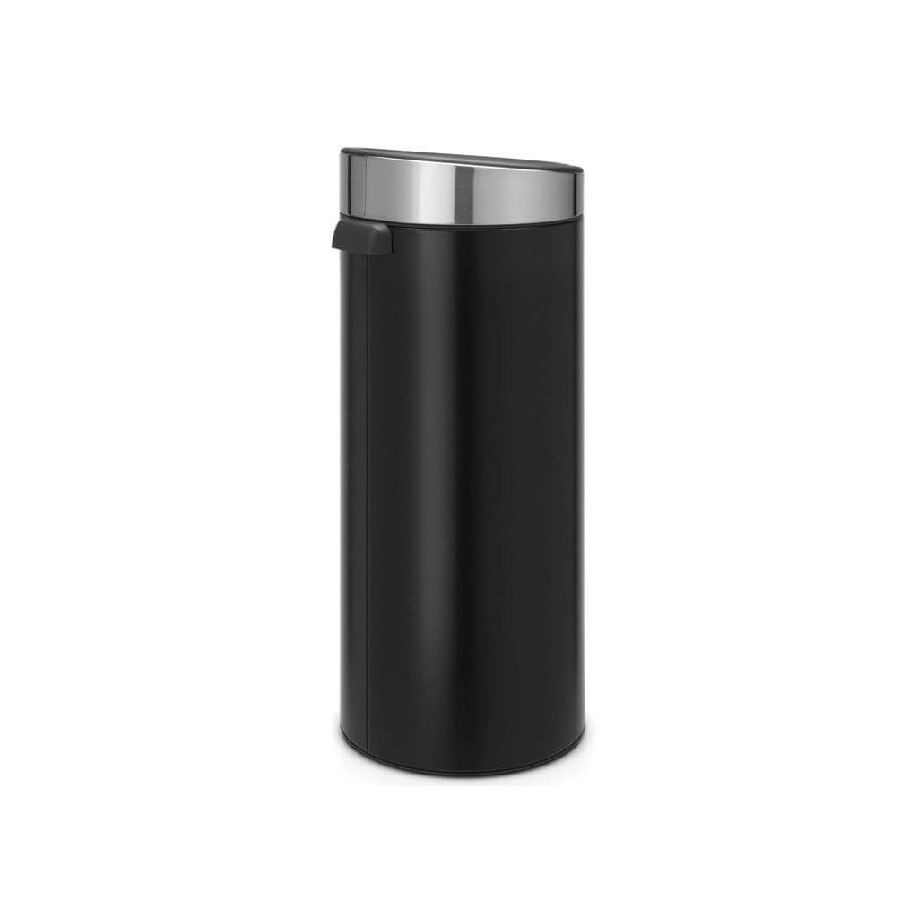 Brabantia Soptunna med trycklock TOUCH BIN NY 30 l, matt svart med matt lock