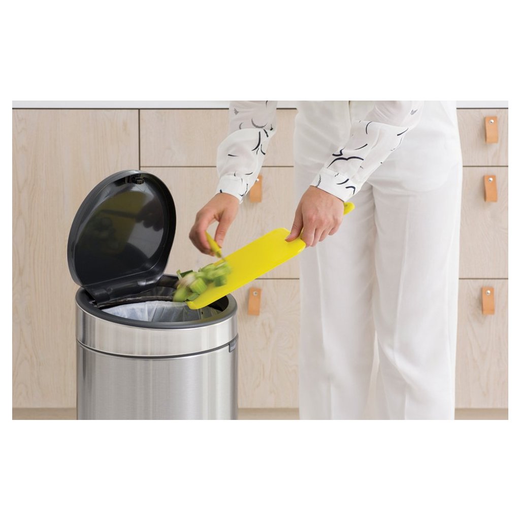 Brabantia Soptunna med trycklock TOUCH BIN NY 30 l, matt svart med matt lock