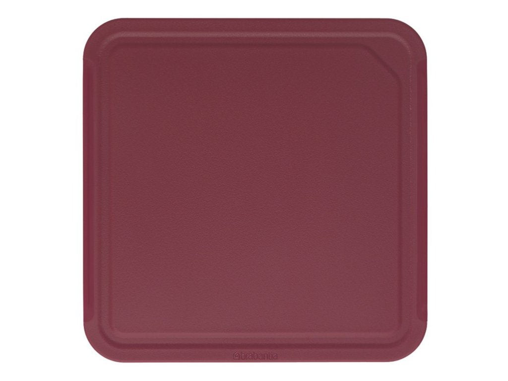 Brabantia Skärbräda 25 x 25 cm, vinröd, plast