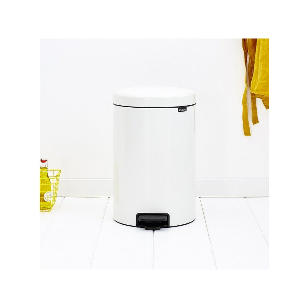 Brabantia Pedalhink NEWICON 20 l, vit
