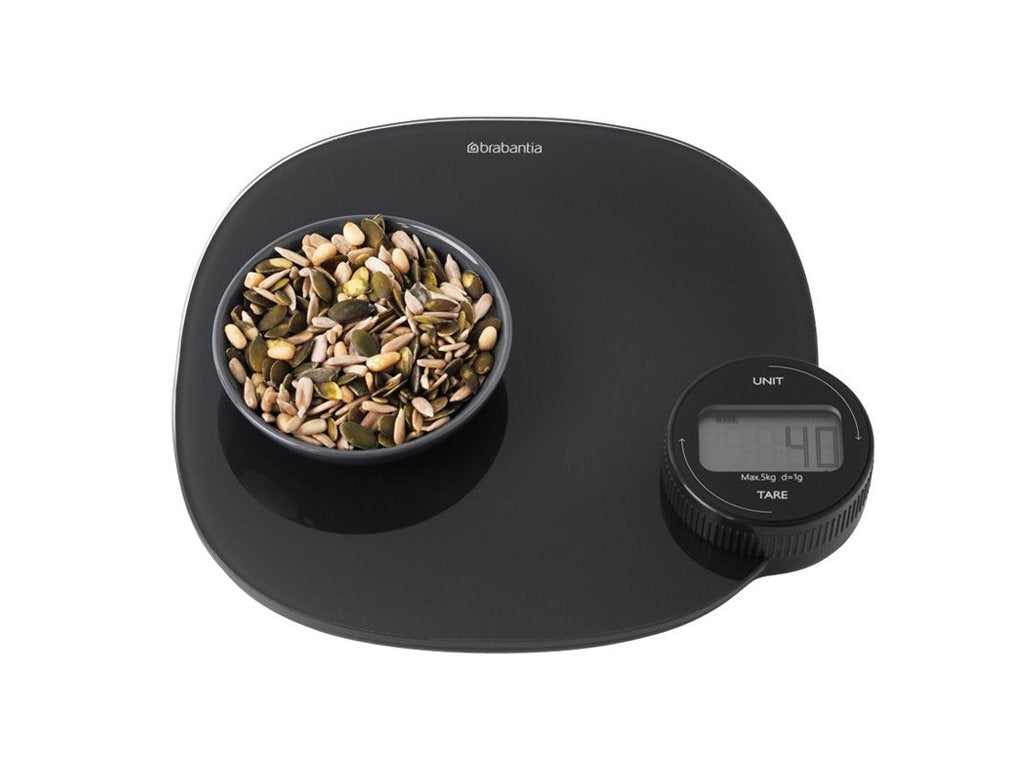 Brabantia Digital köksvåg PLUS, grå