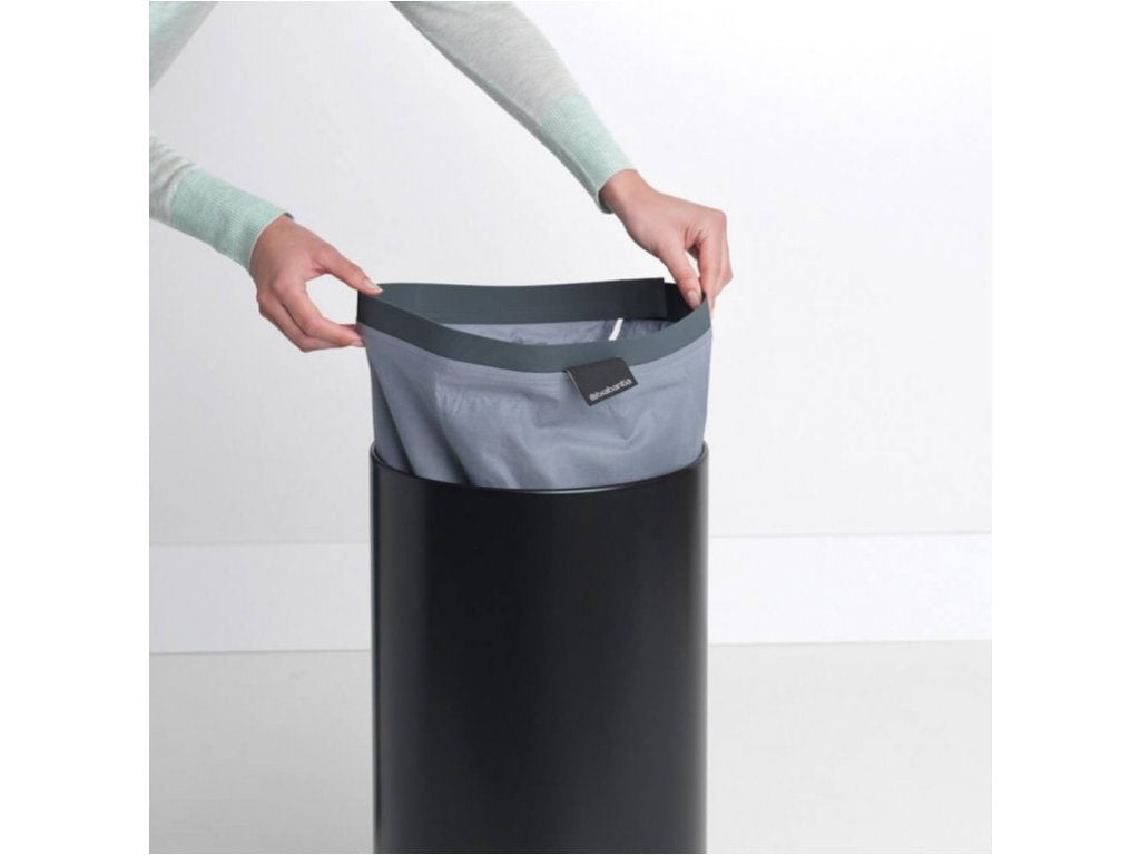 Brabantia Tvätt-tunna 35 l, med korklock, svart