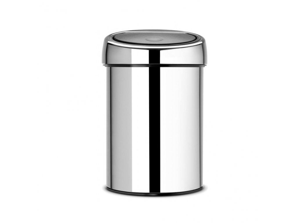 Brabantia Soptunna med trycklock TOUCH BIN 3 l, blankt stål