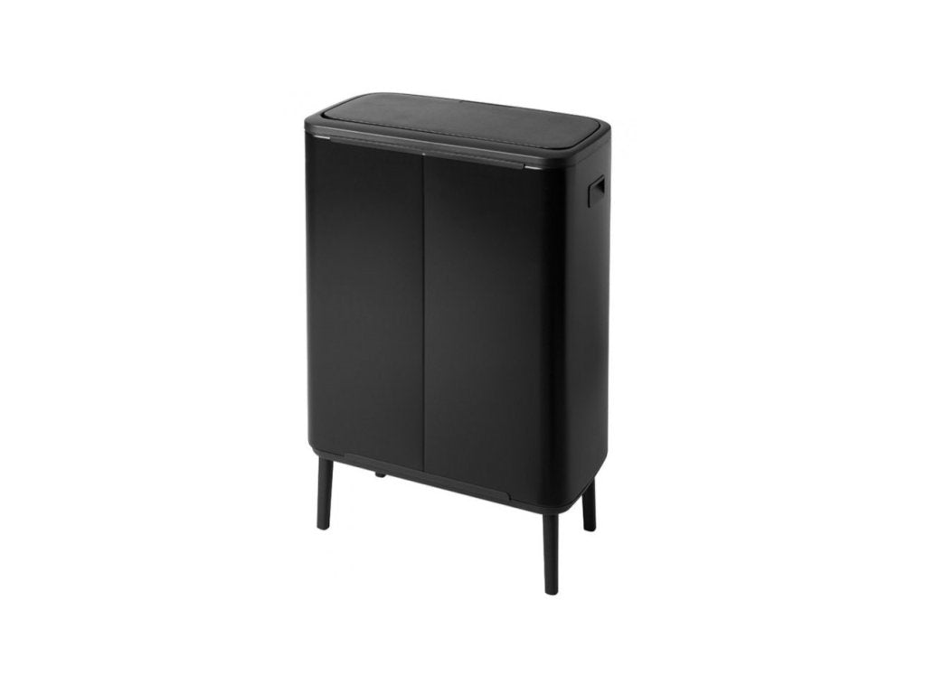 Brabantia Soptunna med trycklock BO HI 60 l, svart