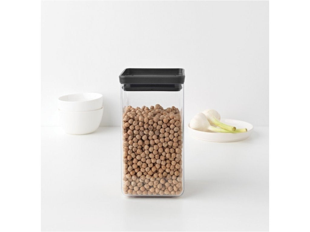 Brabantia Matförvaring TASTY PLUS 1,6 l, mörkgrå, plast