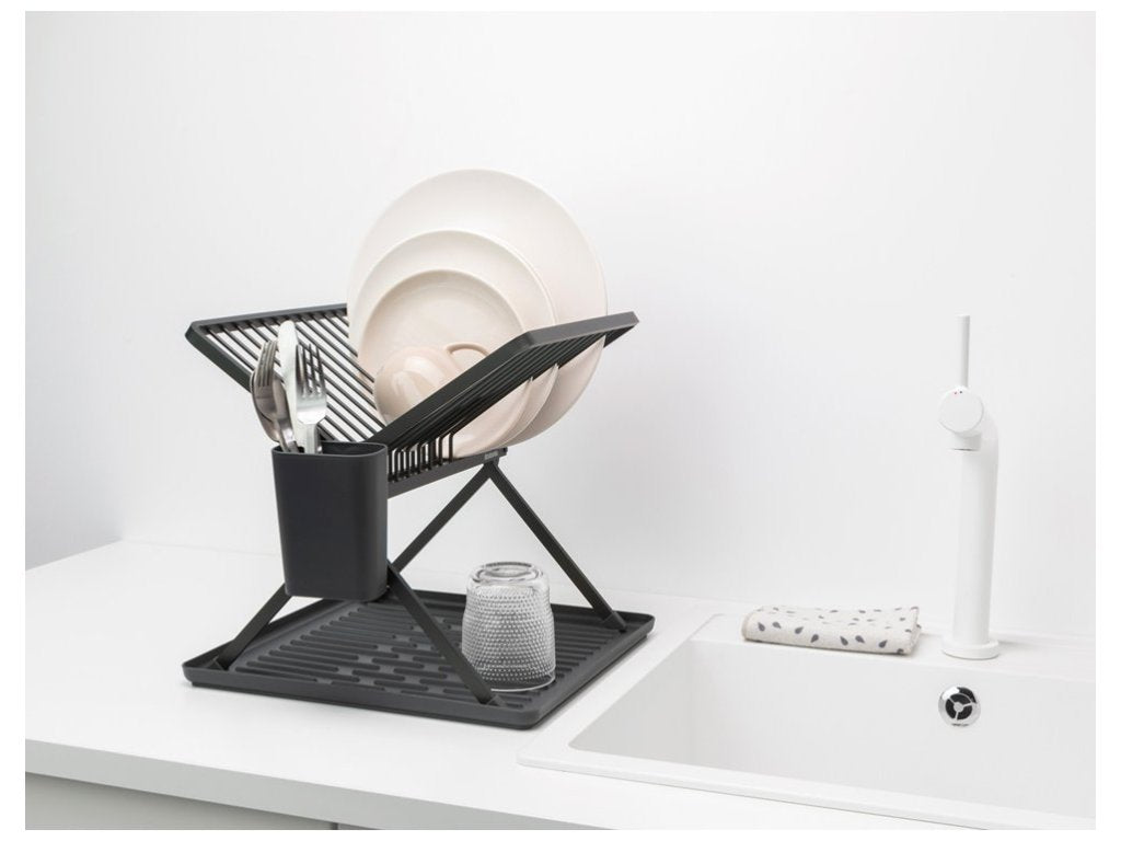 Brabantia Diskställ, hopfällbar, grå