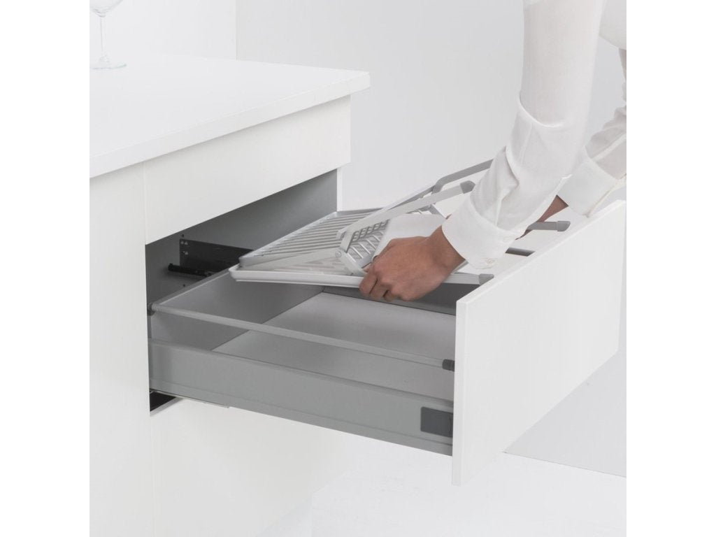 Brabantia Diskställ, hopfällbar, ljusgrå