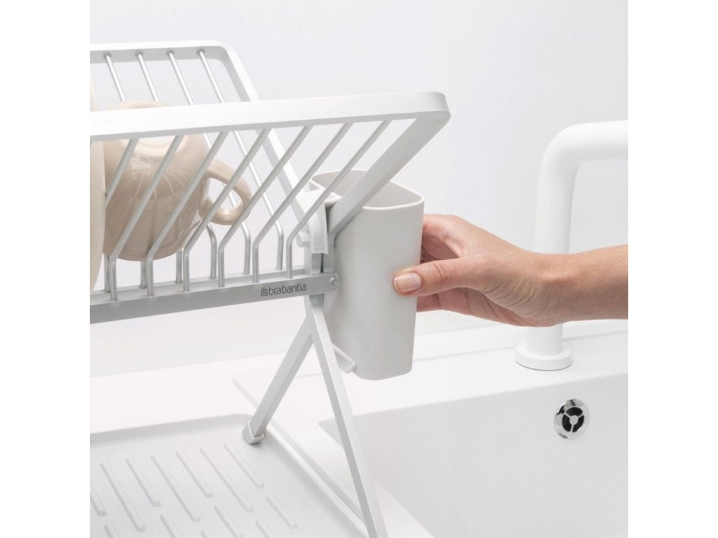 Brabantia Diskställ, hopfällbar, ljusgrå