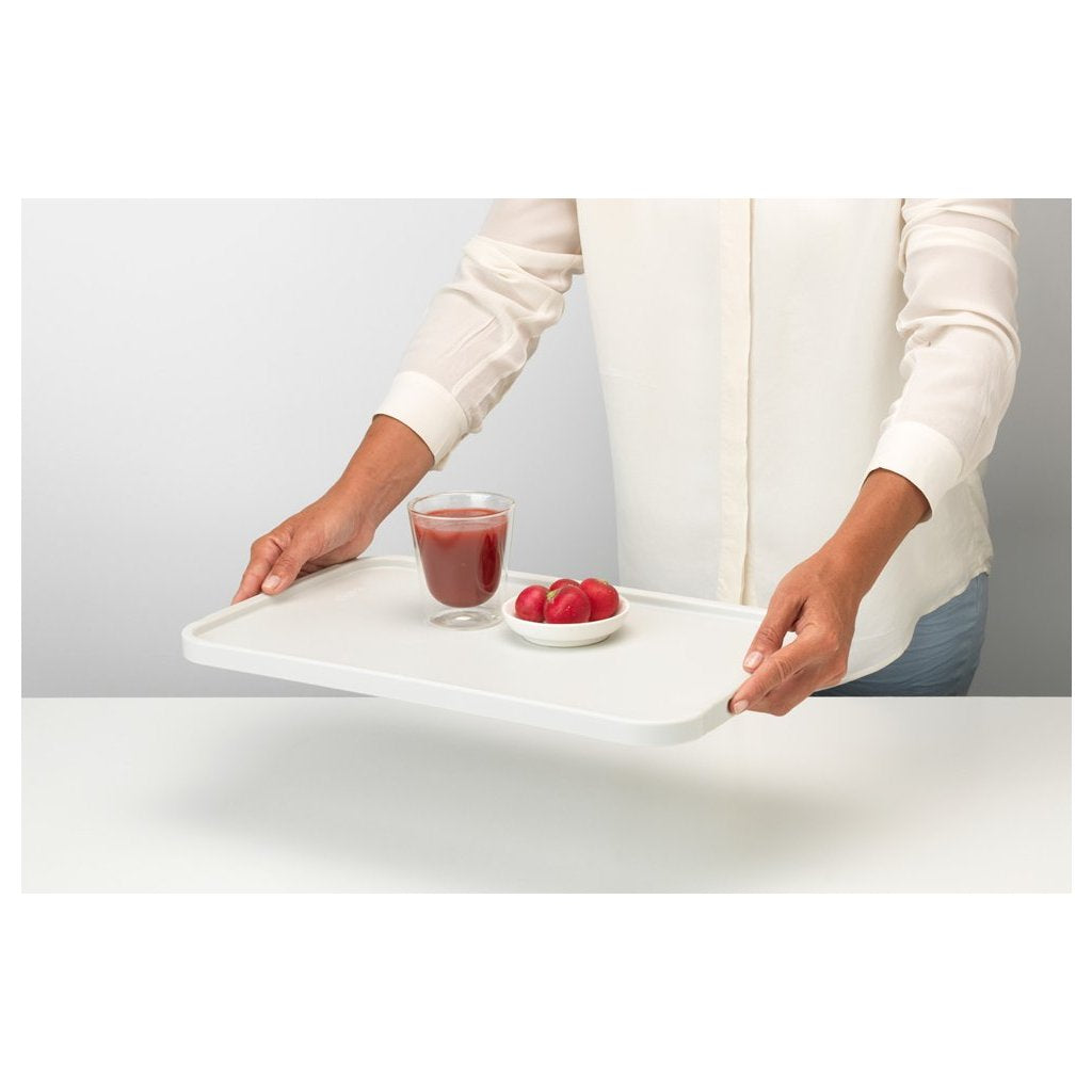 Brabantia Skärbräda 27 x 43 cm, vit, av plast
