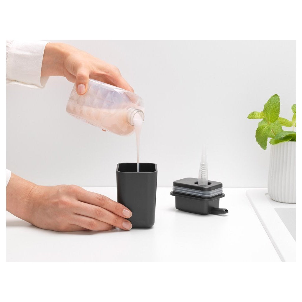 Brabantia Dispenser för flytande tvål 200 ml, grå