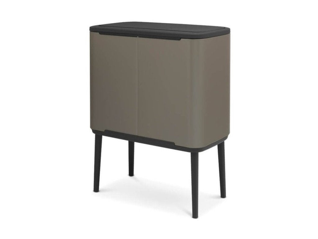 Brabantia Soptunna med trycklock BO, 36 l, platina