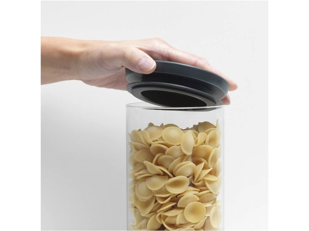Brabantia Köksförvaringsburk 300 ml, med mörkgrått lock