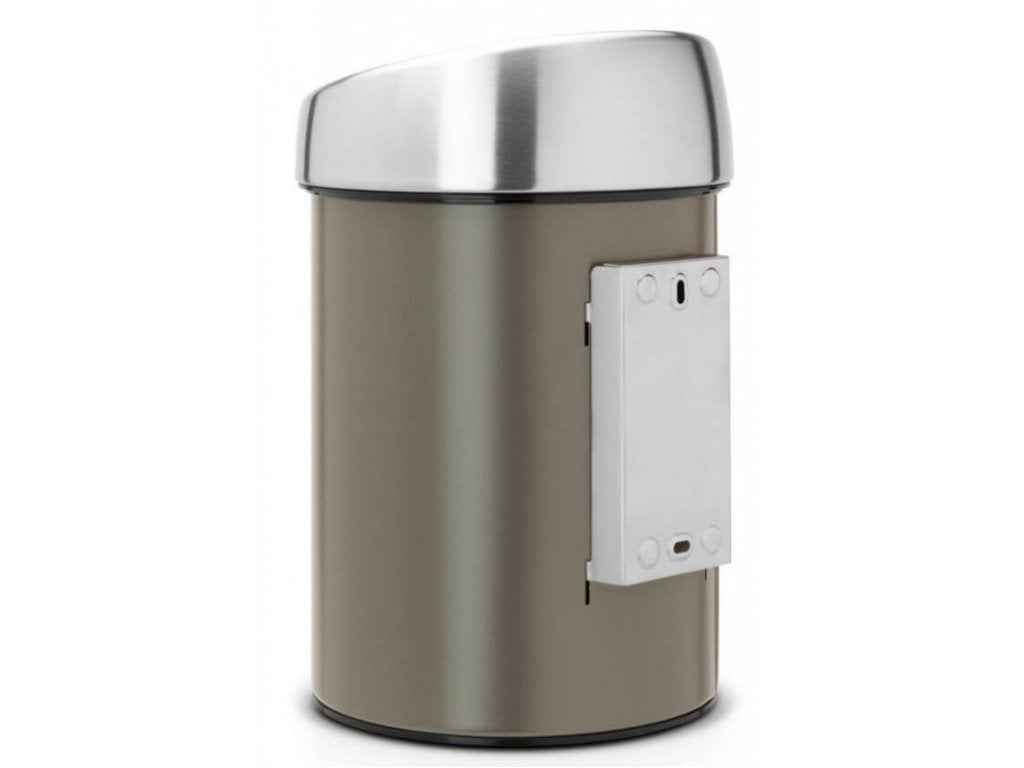 Brabantia Soptunna med trycklock TOUCH BIN 3 l, platina