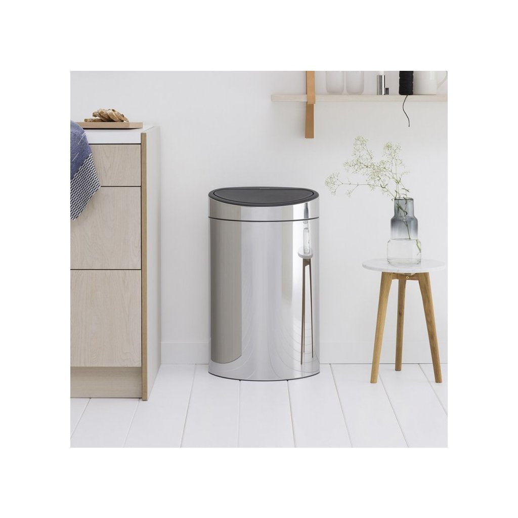 Brabantia Soptunna med trycklock TOUCH BIN NY 40 l, blankt stål