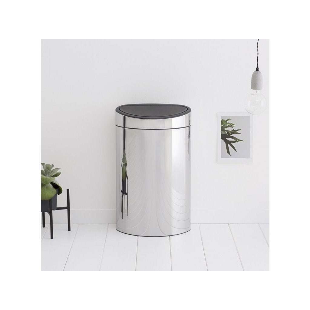 Brabantia Soptunna med trycklock TOUCH BIN NY 40 l, blankt stål