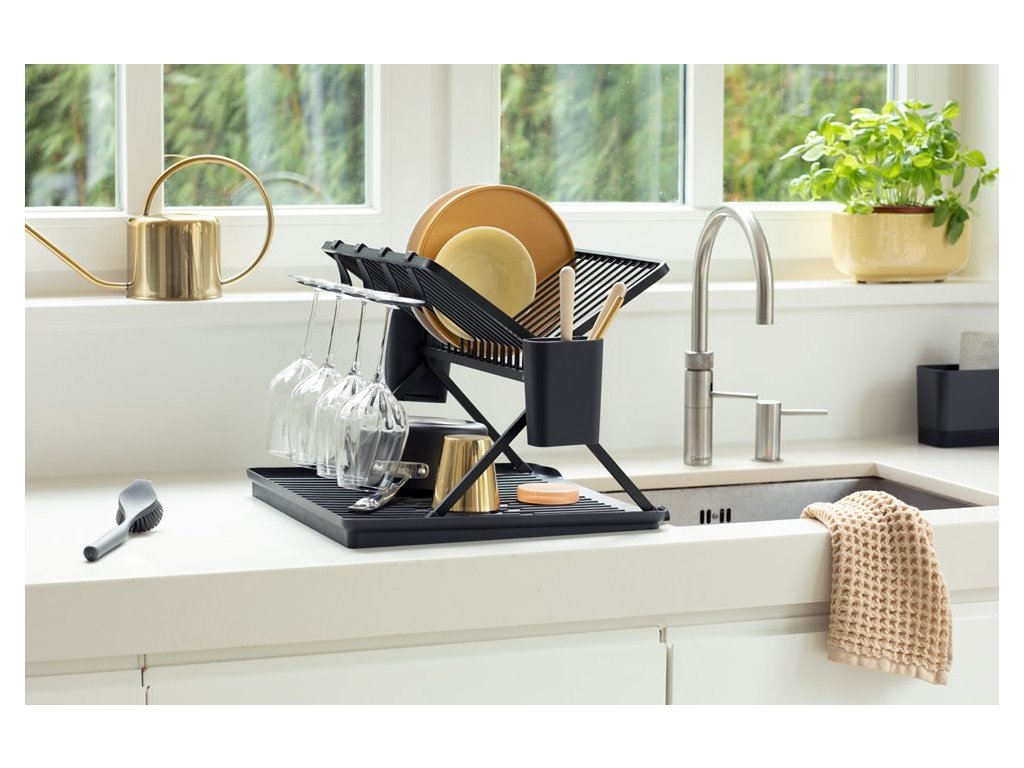 Brabantia Diskställ 51 cm, hopfällbar, grå
