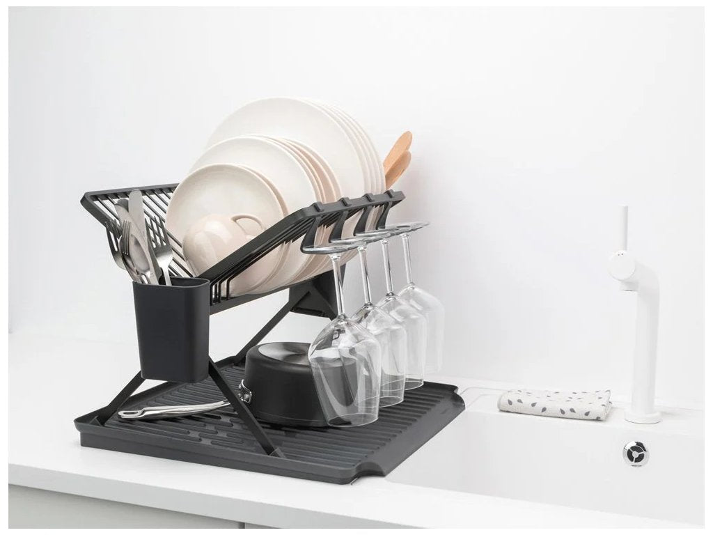 Brabantia Diskställ 51 cm, hopfällbar, grå