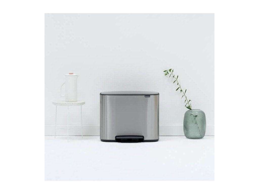 Brabantia Pedalhink BO 3 x 11 l, matt stål