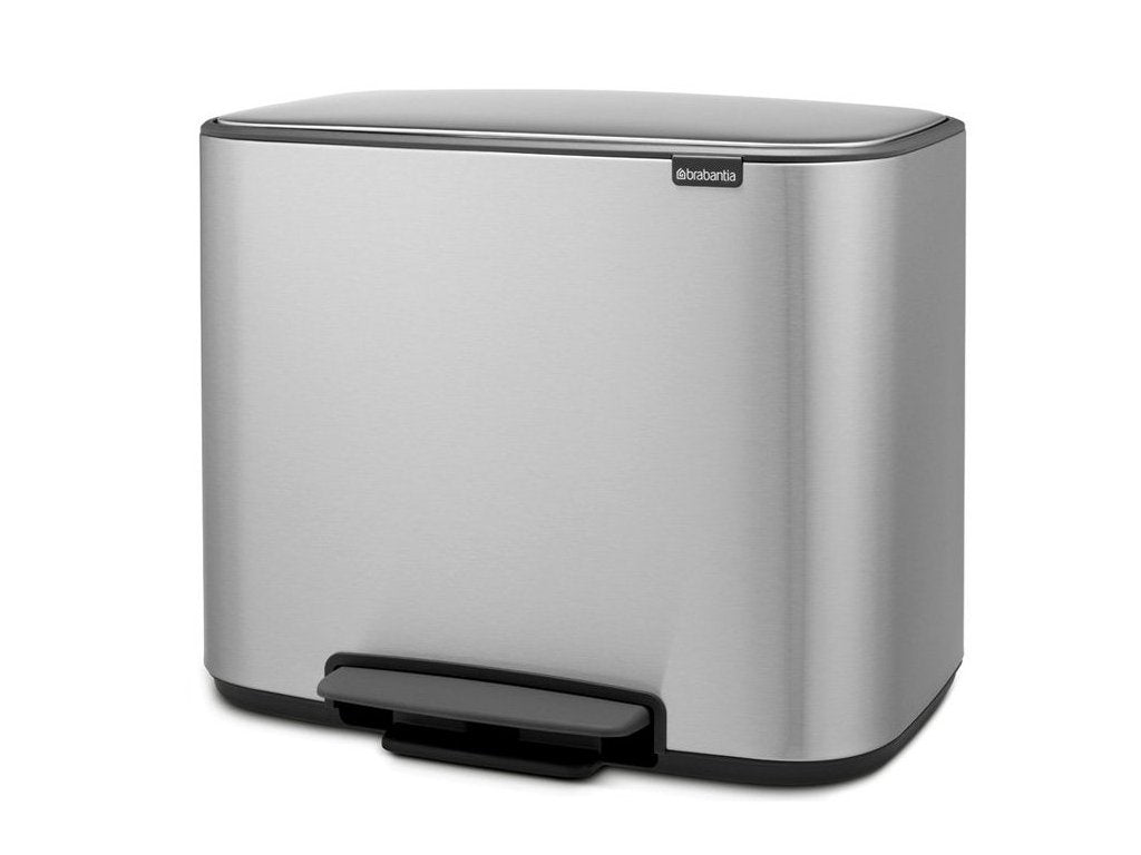 Brabantia Pedalhink BO 3 x 11 l, matt stål