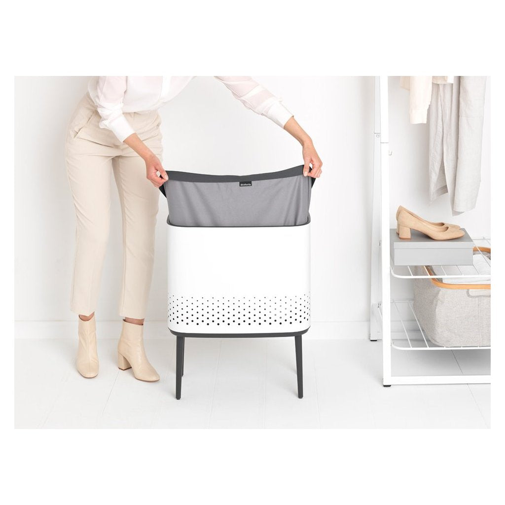 Brabantia Tvätttunna BO 60 l, vit