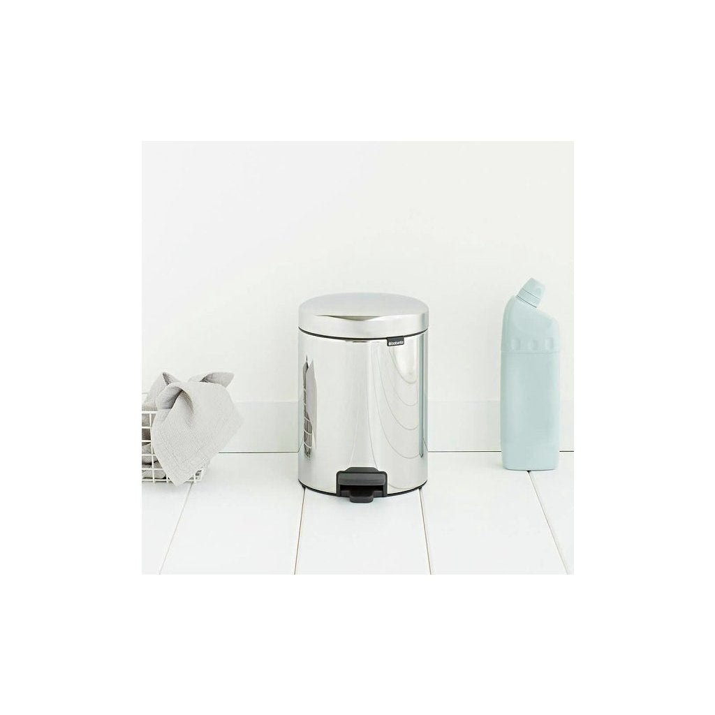 Brabantia Pedalhink NEWICON 5 l, blankt stål
