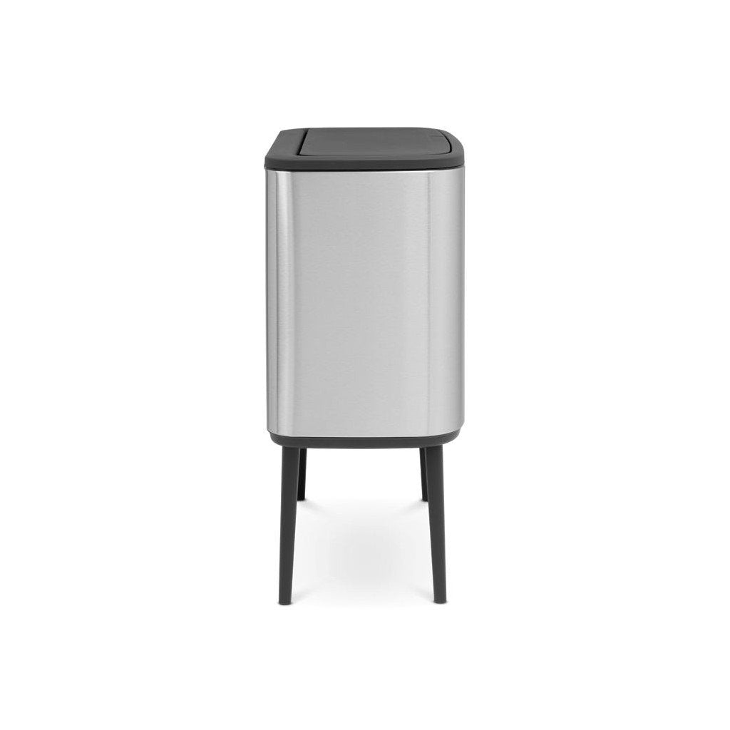 Brabantia Soptunna med trycklock BO 11 + 23 l, matt stål