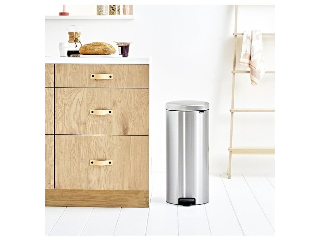 Brabantia Pedalhink NEWICON 30 l, matt stål