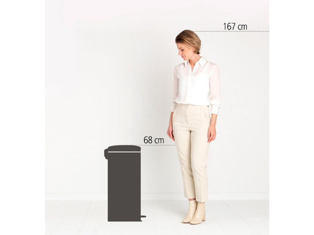 Brabantia Pedalhink NEWICON 30 l, matt stål