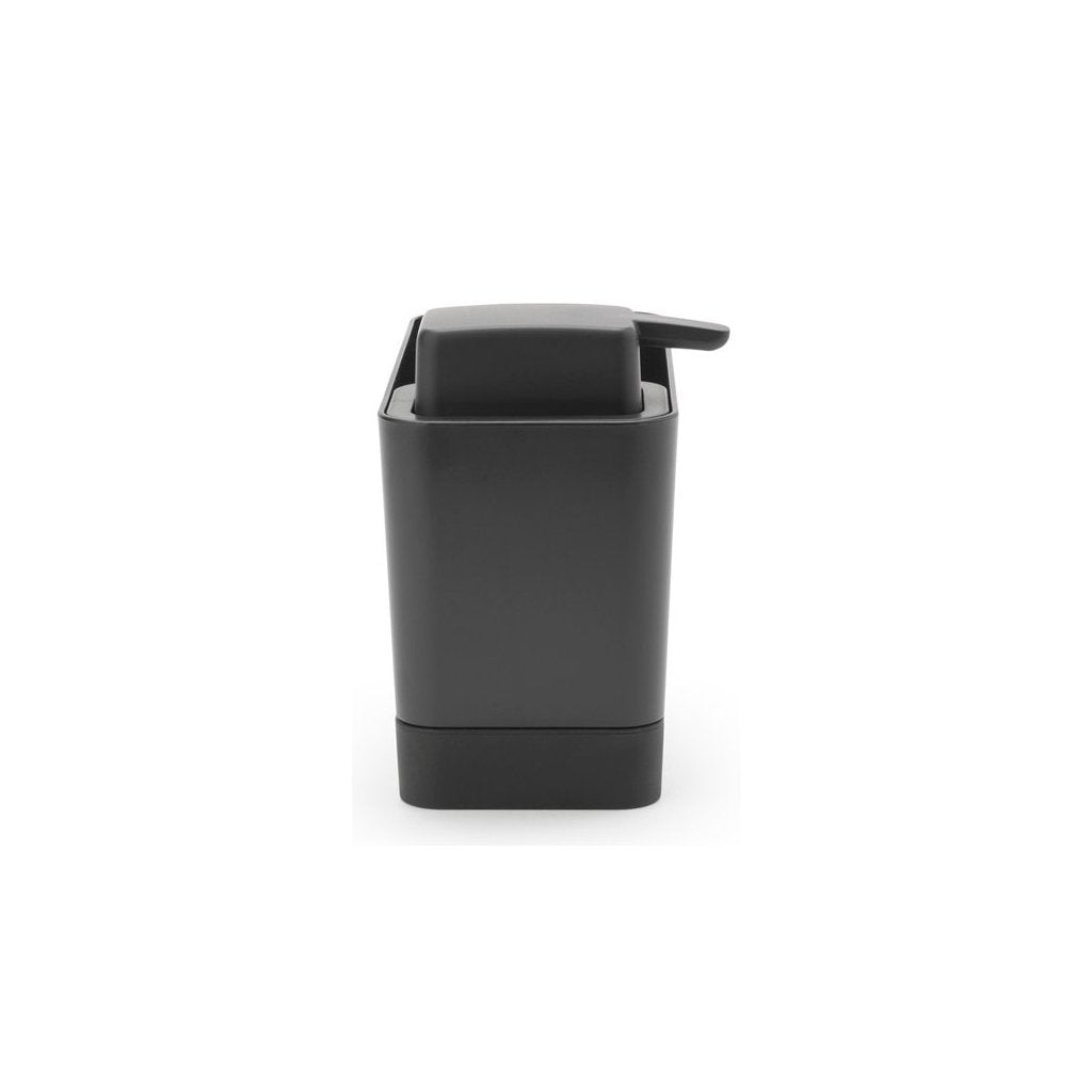 Brabantia Diskförvaring med dispenser för flytande tvål, grå