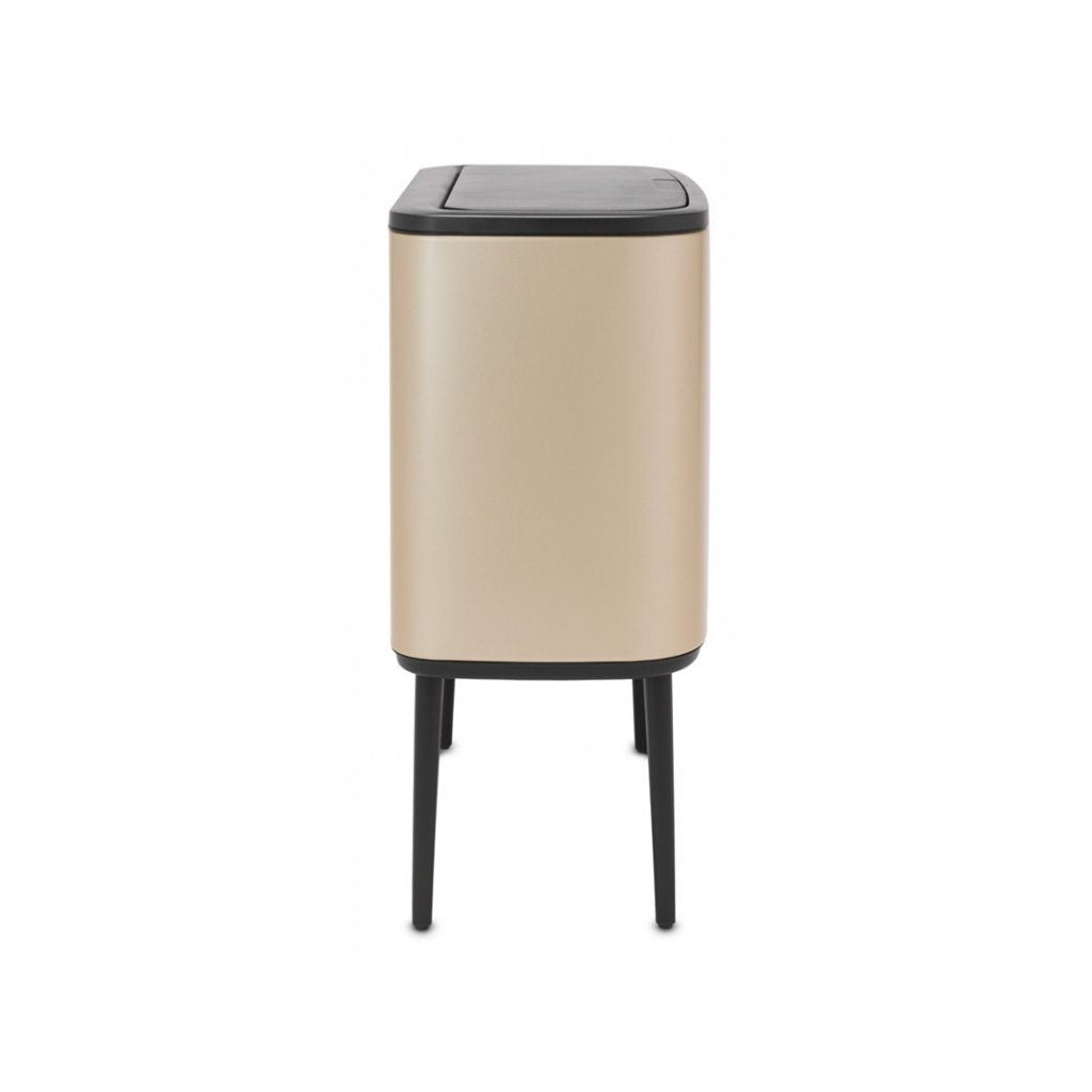 Brabantia Soptunna med trycklock BO 11 + 23 l, champagne