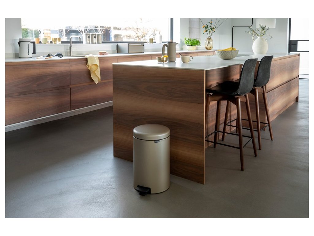 Brabantia Pedalhink NEWICON 20 l, champagne