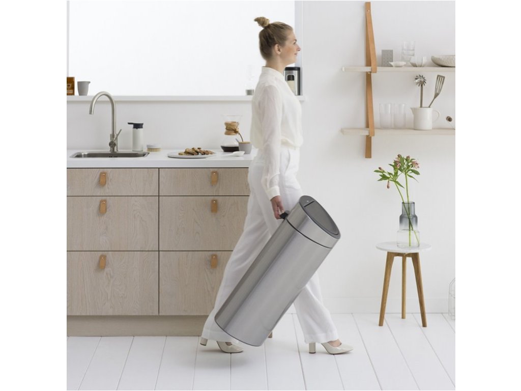 Brabantia Soptunna med trycklock TOUCH BIN NY 40 l, stål