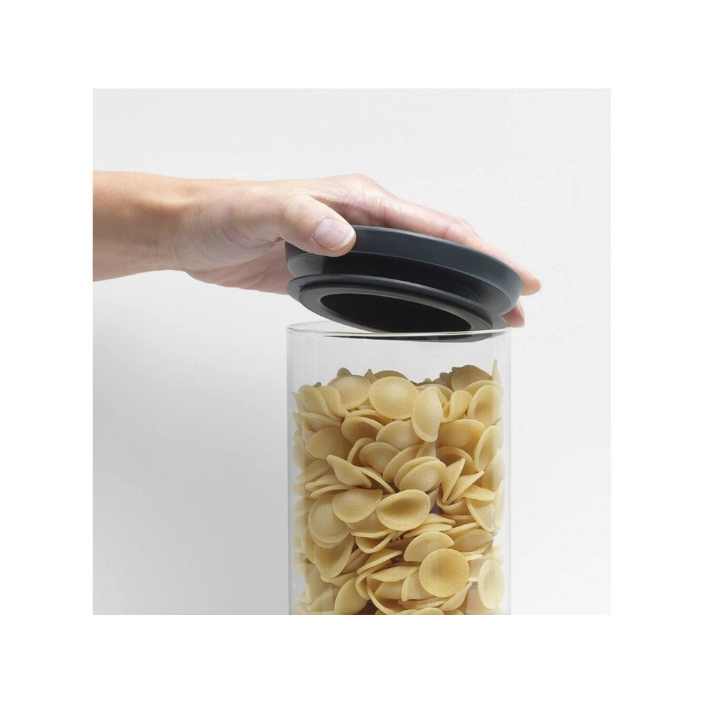 Brabantia Köksförvaringsburk 600 ml, stapelbar, glas