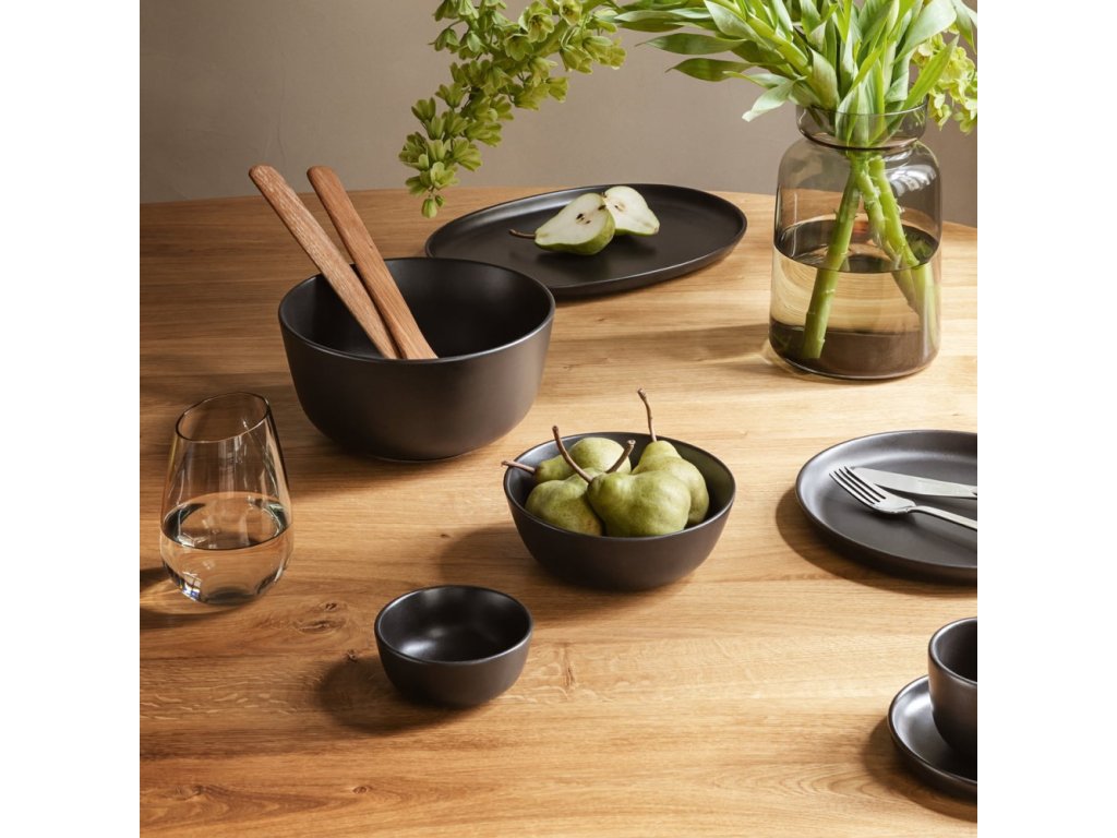 Eva Solo Djup tallrik NORDIC KITCHEN 20 cm, svart, stengods