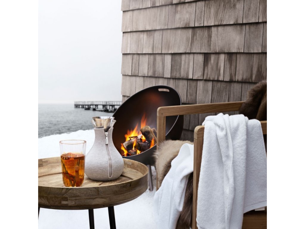 Eva Solo Tekanna med sil och isolerande överdrag 1 l, ljusgrå