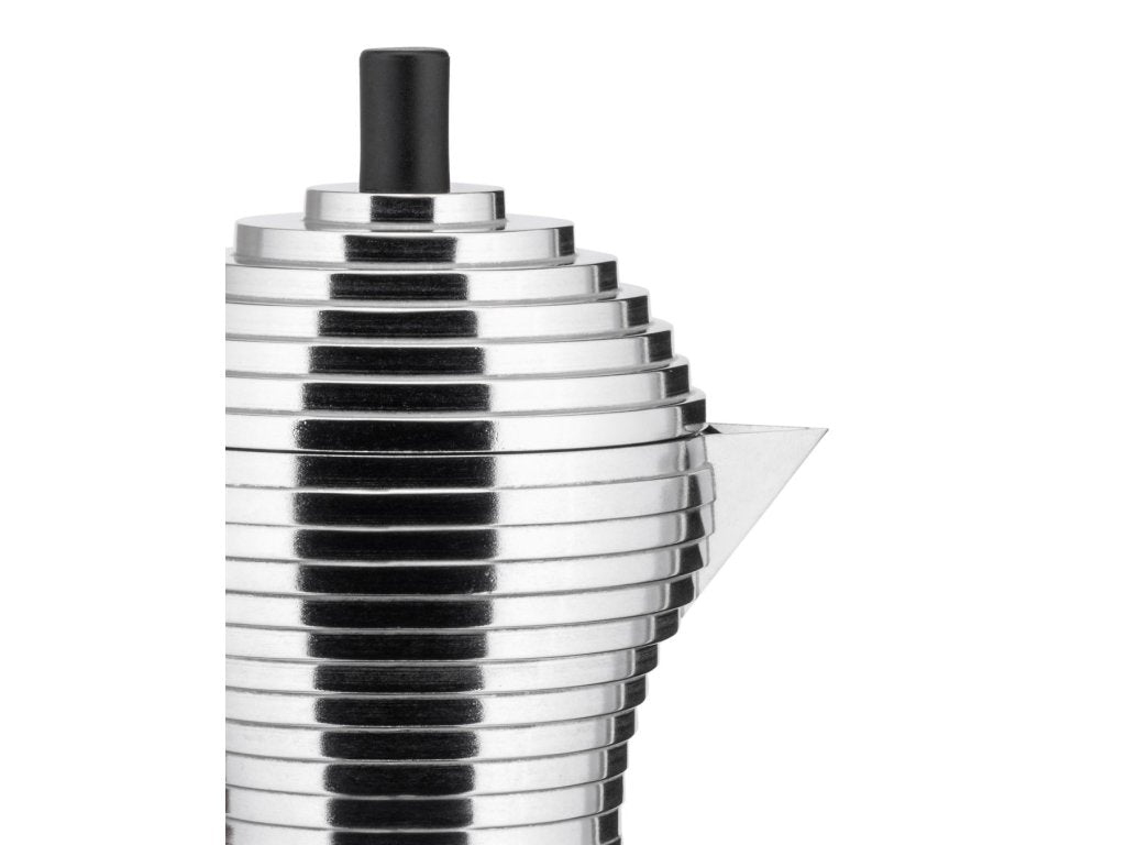 Alessi Espressobryggare för spishäll PULCINA 150 ml, svart