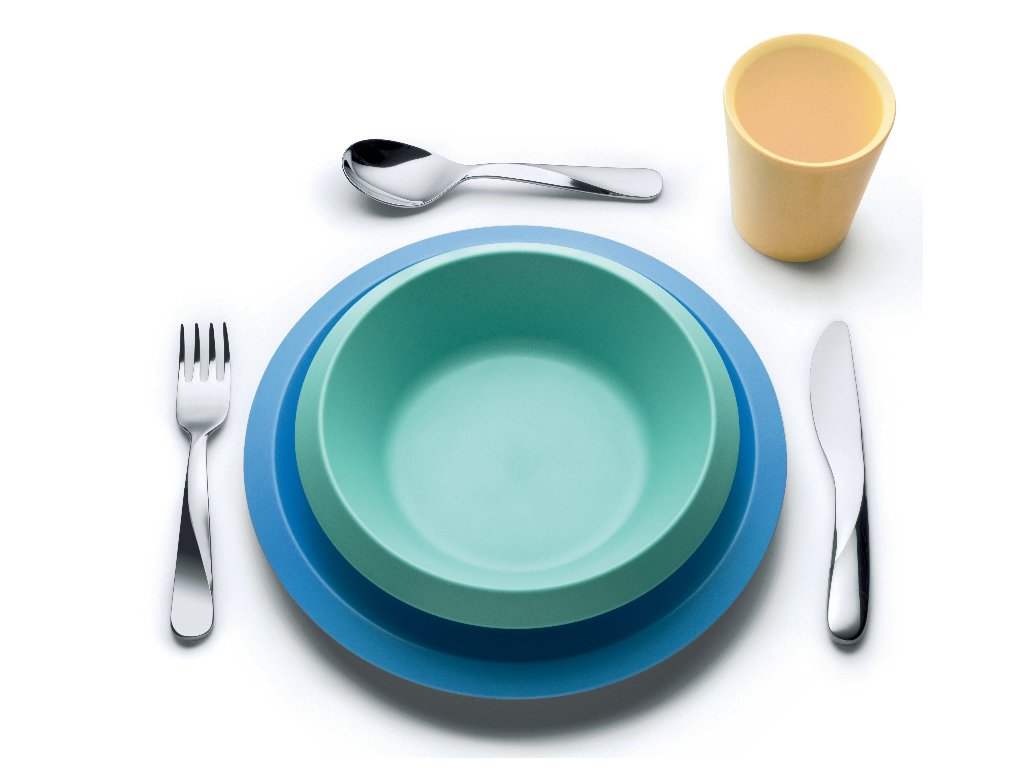 Alessi Barnbestickset GIRO, 3 st