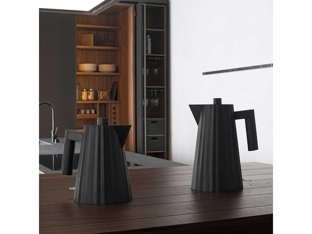 Alessi Elektrisk vattenkokare PLISSE 1 l, svart