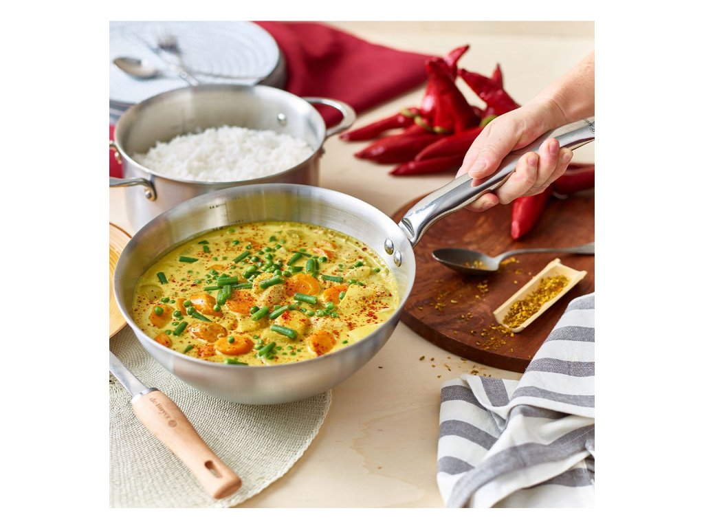 de Buyer Stekpanna ALCHIMY 24 cm, 2,5 l, rundad, rostfritt stål